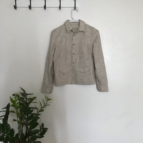 Madewell Rivet & Thread Half Button Flannel - Picture 1 of 7